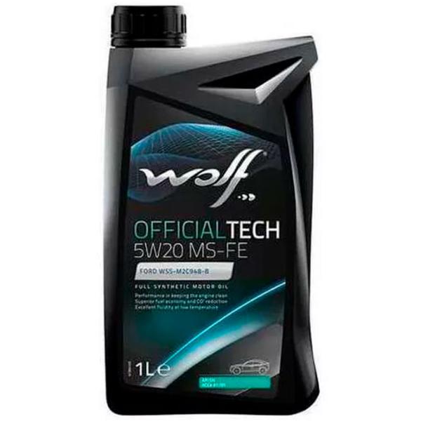 Моторное масло Wolf 5W20 OFFICIALTECH MS-FE 5W-20 1 л синтетическое photo 1 Моторное масло Wolf 5W20 OFFICIALTECH MS-FE 5W-20 1 л синтетическое photo 1