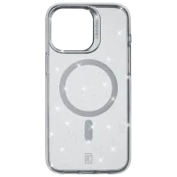 Husă pentru smartphone Apple iPhone 15 Pro Cellularline/ MagSafe Back/ TPU/ Glitter Transparent