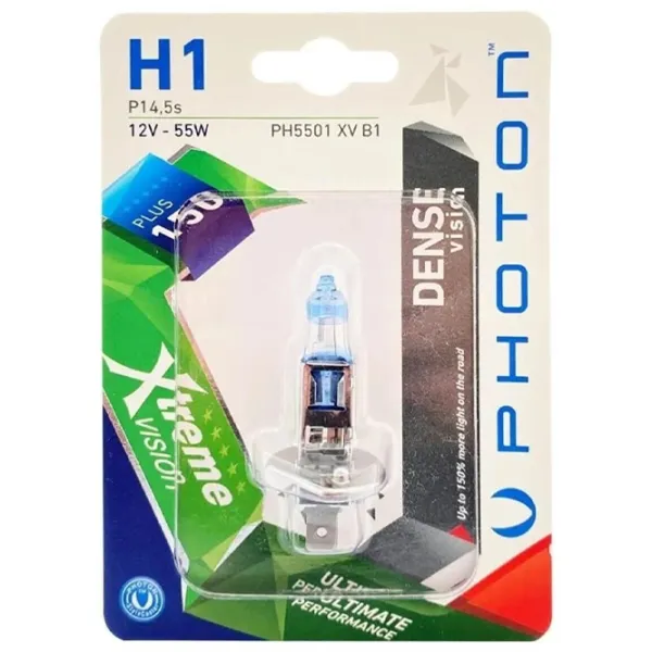 Автомобильная лампа Photon Xtreme Vısıon PH5501 XV B1 Галоген/ H1/ P14.5s/ 55 Вт photo 1 Автомобильная лампа Photon Xtreme Vısıon PH5501 XV B1 Галоген/ H1/ P14.5s/ 55 Вт photo 1
