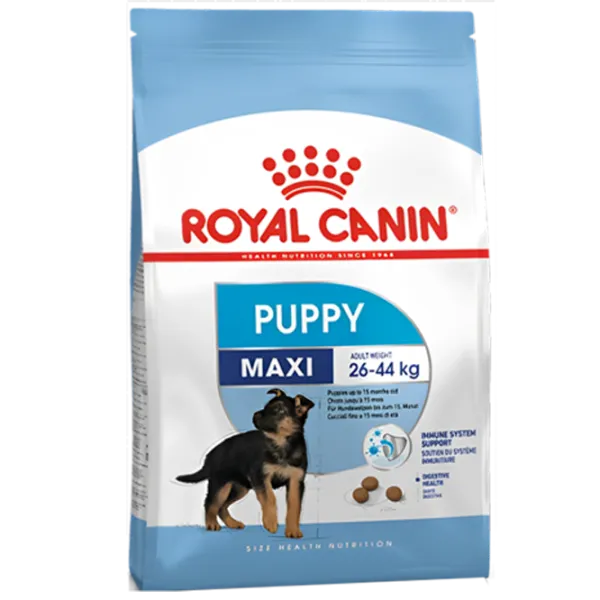 Hrană pentru câini uscată Royal Canin Maxi Puppy 27800-001 4 kg/ Carne photo 1