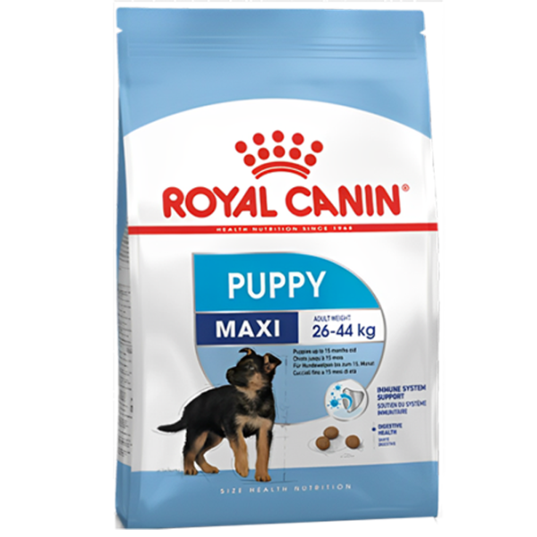 Hrană pentru câini uscată Royal Canin Maxi Puppy 27800-001 4 kg/ Carne photo 1