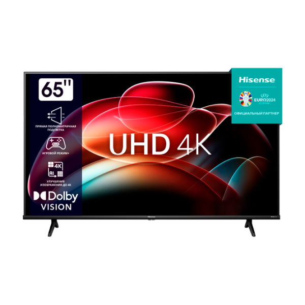 Televizor Hisense 65A6K 65"/ DLED/ 4K/ Smart TV/ Black photo 1
