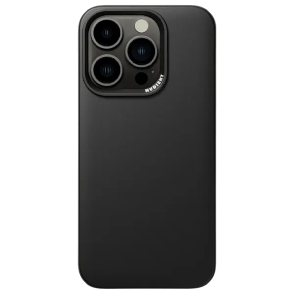 Husă pentru smartphone Apple iPhone 15 Pro Max Nudient/ Back/ PC/ Ink Black photo 1