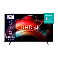 Телевизор Hisense 75A6K 75"/ DLED/ 4K/ Smart TV/ Черный