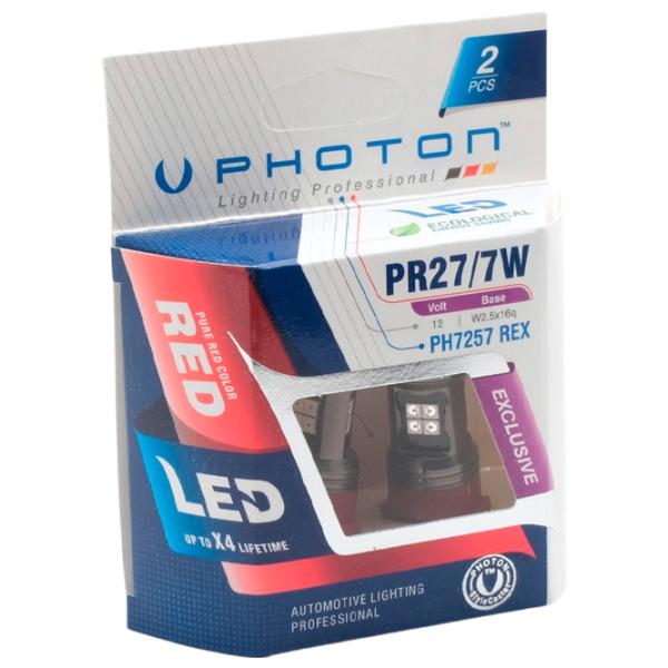 Lampă auto Photon PH7257 R EX LED/ P27W/ W2.5X16q/ 27 - 7 W photo 1 Lampă auto Photon PH7257 R EX LED/ P27W/ W2.5X16q/ 27 - 7 W photo 1