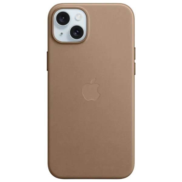 Husă pentru smartphone Apple iPhone 15 Plus Apple/ MagSafe Back/ FineWoven/ Taupe Brown photo 1
