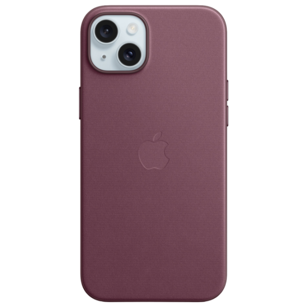 Чехол для смартфона Apple iPhone 15 Plus Apple/ MagSafe Back/ FineWoven/ Шелковица Cherry photo 1