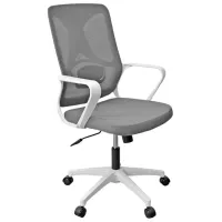 Fotoliu de birou DecoPrim F-20141 A Plasă acrilică/ Gray