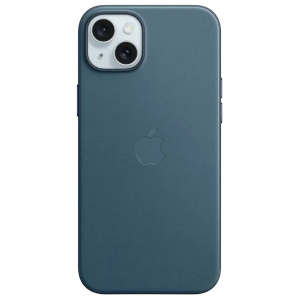 Husă pentru smartphone Apple iPhone 15 Plus Apple/ MagSafe Back/ FineWoven/ Pacific Blue photo 1