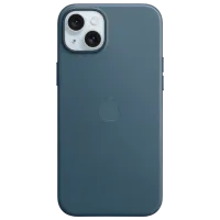 Husă pentru smartphone Apple iPhone 15 Plus Apple/ MagSafe Back/ FineWoven/ Pacific Blue