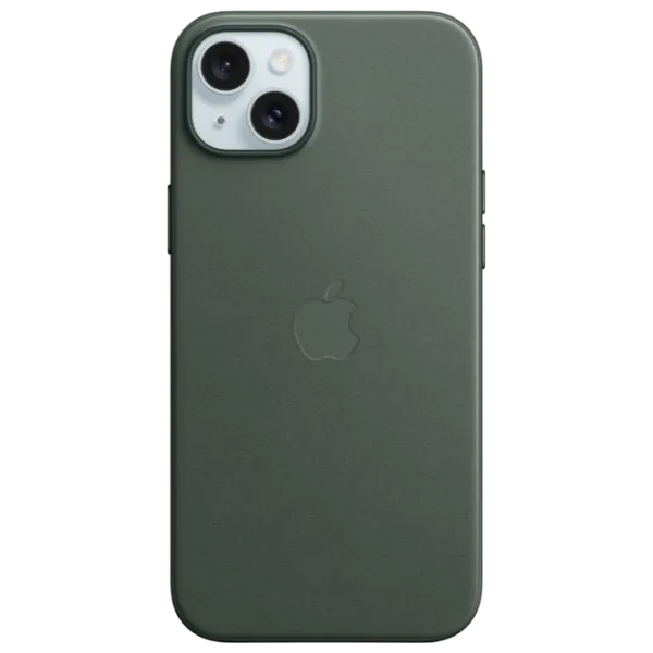 Husă pentru smartphone Apple iPhone 15 Plus Apple/ MagSafe Back/ FineWoven/ Green photo 1