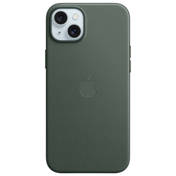 Husă pentru smartphone Apple iPhone 15 Plus Apple/ MagSafe Back/ FineWoven/ Green photo 1