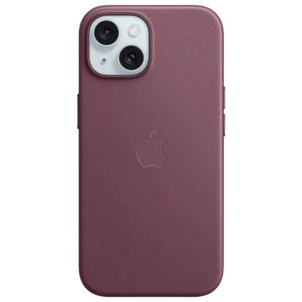Husă pentru smartphone Apple iPhone 15 Apple/ MagSafe Back/ FineWoven/ Mulberry Cherry photo 1 Husă pentru smartphone Apple iPhone 15 Apple/ MagSafe Back/ FineWoven/ Mulberry Cherry photo 1
