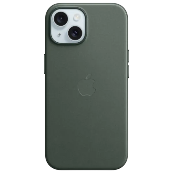 Husă pentru smartphone Apple iPhone 15 Apple/ MagSafe Back/ FineWoven/ Green photo 1 Husă pentru smartphone Apple iPhone 15 Apple/ MagSafe Back/ FineWoven/ Green photo 1