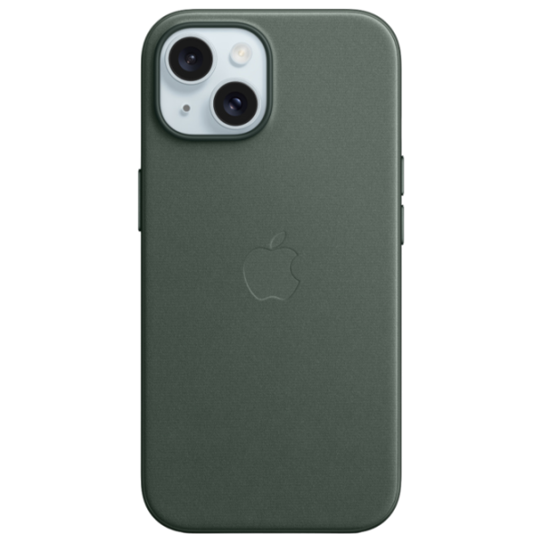 Husă pentru smartphone Apple iPhone 15 Apple/ MagSafe Back/ FineWoven/ Green photo 1 Husă pentru smartphone Apple iPhone 15 Apple/ MagSafe Back/ FineWoven/ Green photo 1