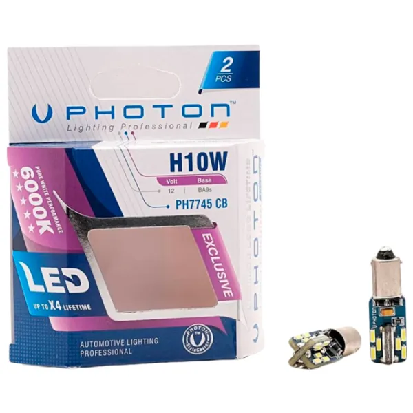 Автомобильная лампа Photon PH7745 светодиодная/ H10/ BA9S/ 10 Вт photo 1 Автомобильная лампа Photon PH7745 светодиодная/ H10/ BA9S/ 10 Вт photo 1