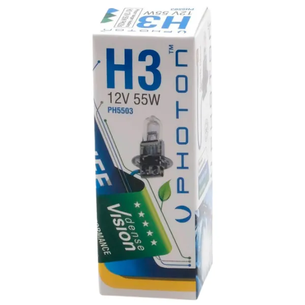 Автомобильная лампа Photon PH5503 Standart Галоген/ H3/ PK22s/ 55 Вт photo 1 Автомобильная лампа Photon PH5503 Standart Галоген/ H3/ PK22s/ 55 Вт photo 1