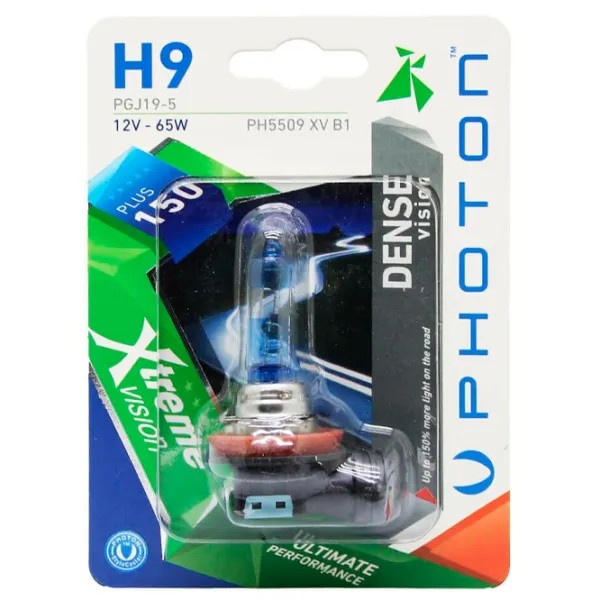 Автомобильная лампа Photon PH5509 XV +%150 Галоген/ H9/ PGJ19-5/ 65 Вт photo 1 Автомобильная лампа Photon PH5509 XV +%150 Галоген/ H9/ PGJ19-5/ 65 Вт photo 1