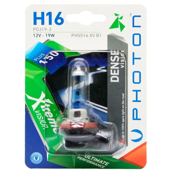 Автомобильная лампа Photon PH5516 XV +%150 Галоген/ H16/ PGJ19-3/ 55 Вт photo 1 Автомобильная лампа Photon PH5516 XV +%150 Галоген/ H16/ PGJ19-3/ 55 Вт photo 1