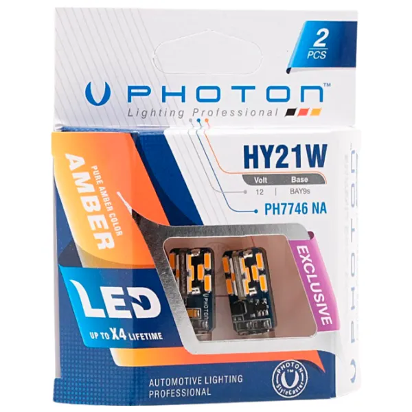 Автомобильная лампа Photon PH7746 NA светодиодная/ H21W/ BAY9s/ 21 Вт photo 1 Автомобильная лампа Photon PH7746 NA светодиодная/ H21W/ BAY9s/ 21 Вт photo 1