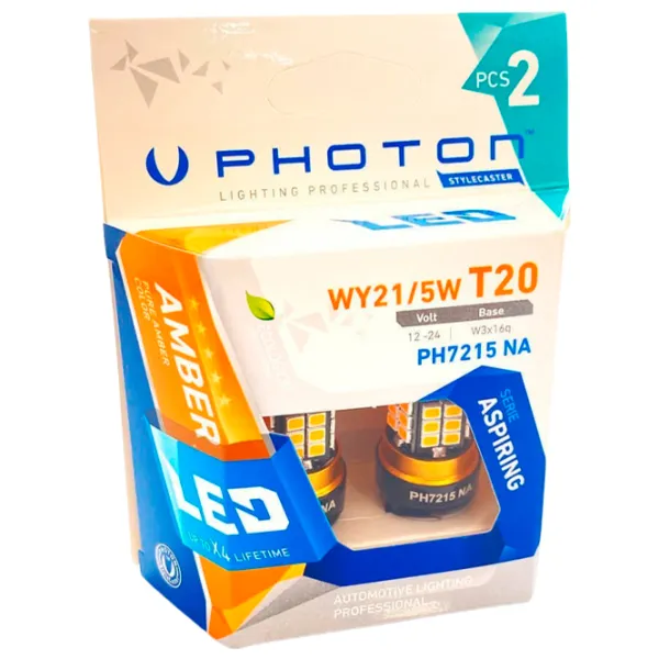 Lampă auto Photon PH7215 NA LED/ T20/ W3x16q/ 21 - 5 W photo 1 Lampă auto Photon PH7215 NA LED/ T20/ W3x16q/ 21 - 5 W photo 1