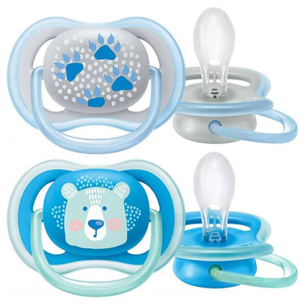 Соска круглая Philips Avent Ultra Air SCF085/ 03 для мальчиков/ 6 месяцев - 18 месяцев/ Силикон/ Разноцветный photo 1