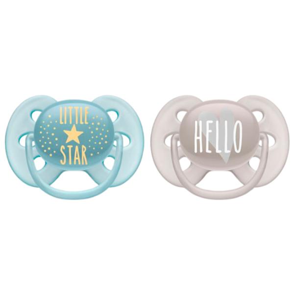 Соска ортодонтическая Philips Avent Ultra Soft SCF223/ 01 для мальчиков/ 6 месяцев - 18 месяцев/ Силикон/ Синий photo 1