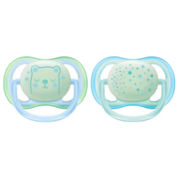 Соска ортодонтическая Philips Avent Ultra Air Night SCF376/ 11 для мальчиков/ 0 месяцев - 6 месяцев/ Силикон/ Зелёный photo 1 Соска ортодонтическая Philips Avent Ultra Air Night SCF376/ 11 для мальчиков/ 0 месяцев - 6 месяцев/ Силикон/ Зелёный photo 1