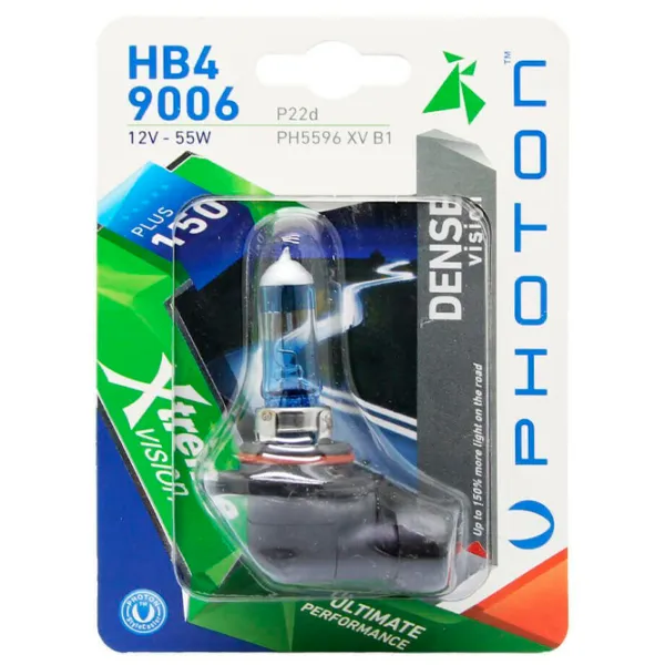 Автомобильная лампа Photon PH5596 XV +%150 Галоген/ 9006/ P22d/ 55 Вт photo 1 Автомобильная лампа Photon PH5596 XV +%150 Галоген/ 9006/ P22d/ 55 Вт photo 1