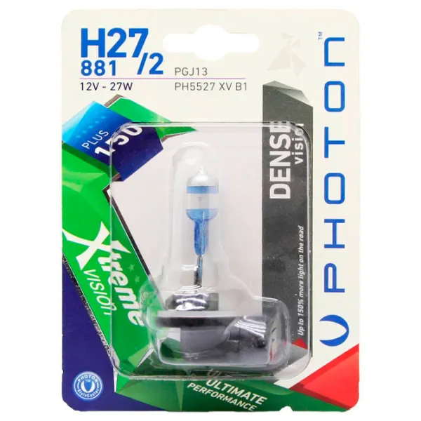 Автомобильная лампа Photon PH5527 XV +%150 Галоген/ H27/ 2/ PGJ13/ 27 Вт photo 1 Автомобильная лампа Photon PH5527 XV +%150 Галоген/ H27/ 2/ PGJ13/ 27 Вт photo 1