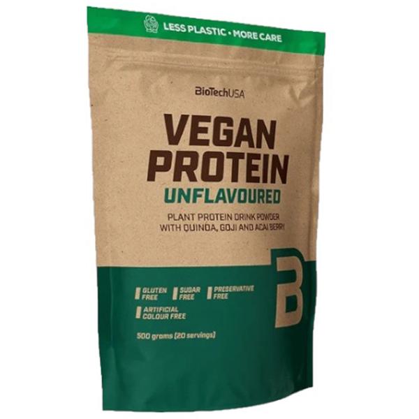 Proteină BioTechUSA Vegan Protein 500 g (382385766) praf/ Fără gust photo 1