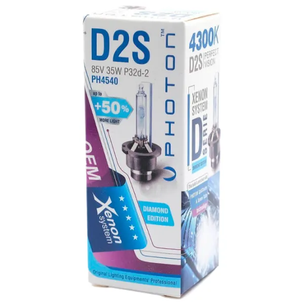 Lampă auto Photon PH4540 +%50 Xenon/ D2S/ P32d-2/ 35 W photo 1 Lampă auto Photon PH4540 +%50 Xenon/ D2S/ P32d-2/ 35 W photo 1