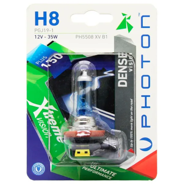 Lampă auto Photon PH5508 XV +%150 Halogen/ H8/ PGJ19-1/ 35 W photo 1 Lampă auto Photon PH5508 XV +%150 Halogen/ H8/ PGJ19-1/ 35 W photo 1