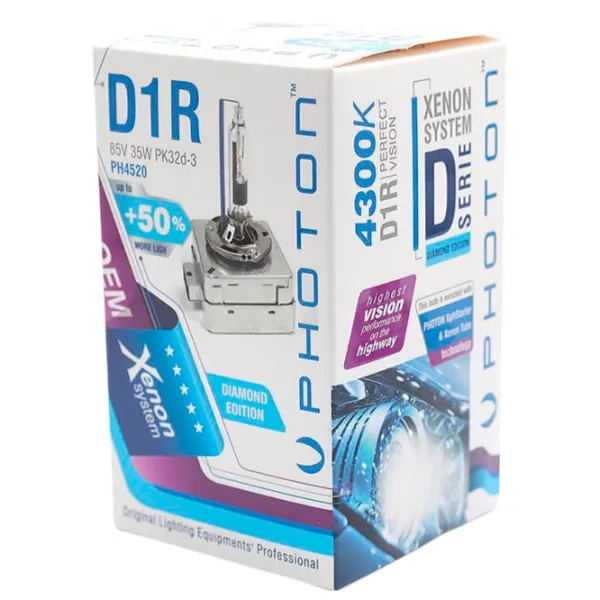 Lampă auto Photon PH4520 +%50 Xenon/ D1R/ PK32d-3/ 35 W photo 1 Lampă auto Photon PH4520 +%50 Xenon/ D1R/ PK32d-3/ 35 W photo 1