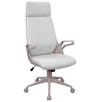 Fotoliu de birou DecoPrim Ralph Stofă/ Light Gray