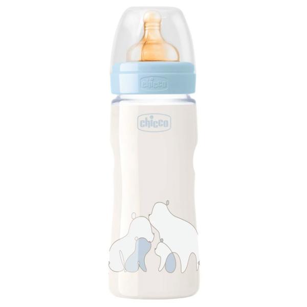 Biberon Chicco Original Touch 276342 pentru băieți/ 330 ml/ Transparent photo 1