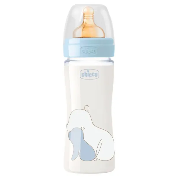 Бутылочка для кормления Chicco Original Touch 277202 для мальчиков/ 240 мл/ Прозрачный photo 1