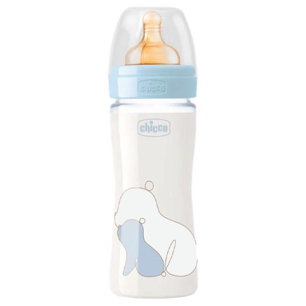 Бутылочка для кормления Chicco Original Touch 277202 для мальчиков/ 240 мл/ Прозрачный photo 1