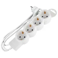 Удлинитель Scame 161.241D10 10 м Белый