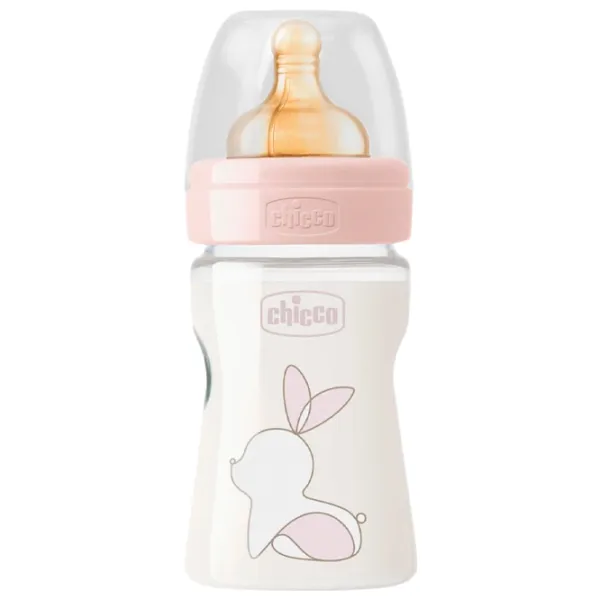 Biberon Chicco Original Touch 276101 pentru fetițe/ 150 ml/ Transparent photo 1