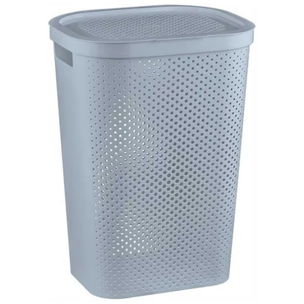 Coș pentru rufe Curver Infinity Recycled 60 l/ Plastic/ Gray photo 1