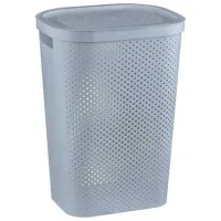 Coș pentru rufe Curver Infinity Recycled 60 l/ Plastic/ Gray