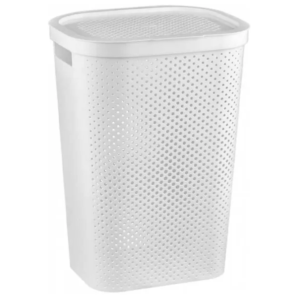 Coș pentru rufe Curver Infinity Recycled 60 l/ Plastic/ White photo 1