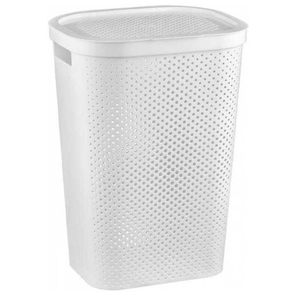 Coș pentru rufe Curver Infinity Recycled 60 l/ Plastic/ White photo 1