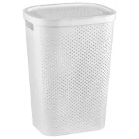 Coș pentru rufe Curver Infinity Recycled 60 l/ Plastic/ White