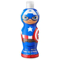 Șampon și gel Air-Val Captain America P009053 400 ml/ 3+