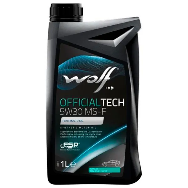 Ulei de motor Wolf 5W30 OFFICIALTECH MS-F 5W-30 1 l sintetic photo 1