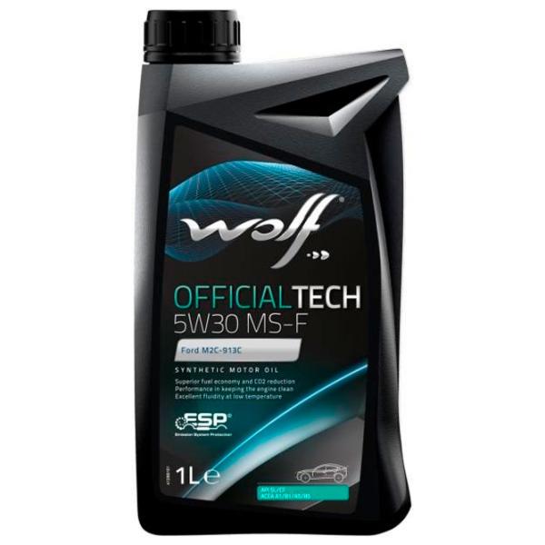 Ulei de motor Wolf 5W30 OFFICIALTECH MS-F 5W-30 1 l sintetic photo 1
