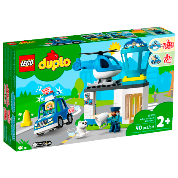 Конструктор LEGO Police Station & Helicopter Транспорт/ Разноцветный photo 1