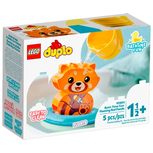 Конструктор LEGO Веселое времяпрепровождение в ванной: Плавающая панда Животные/ Разноцветный photo 1